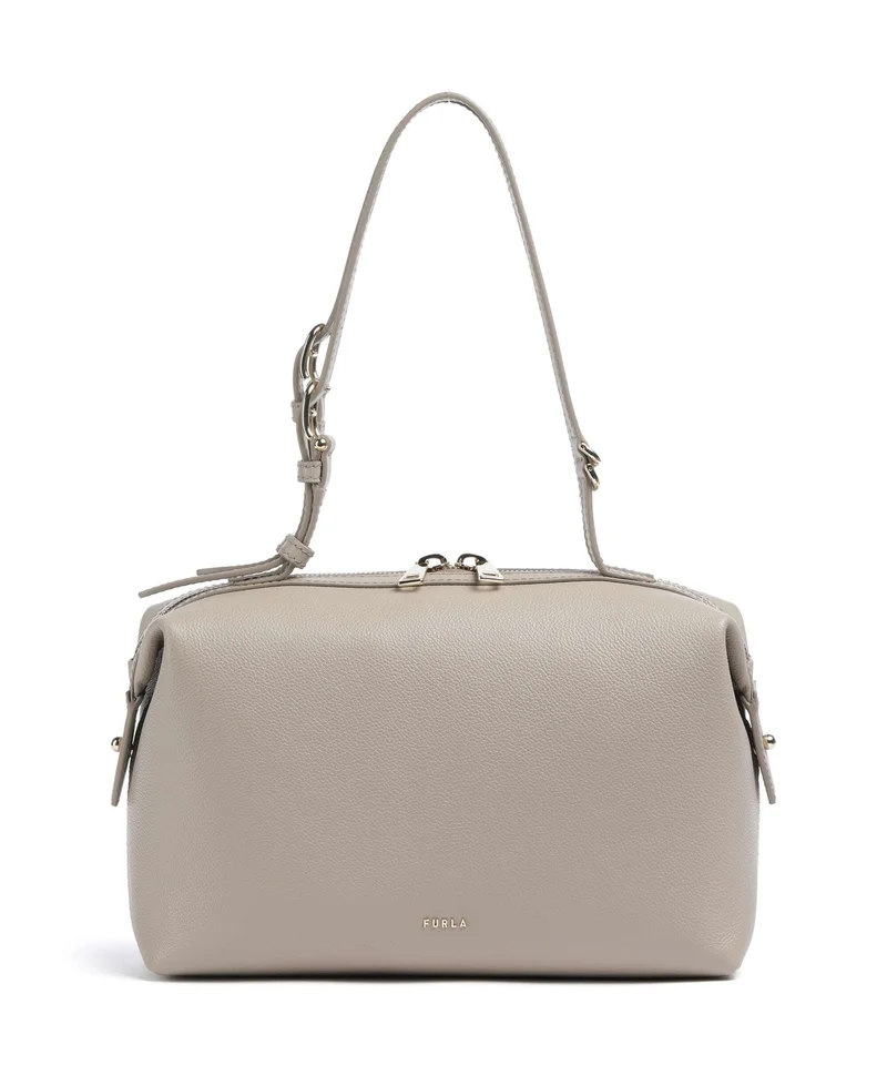 Furla Double M Sac porté épaule linen