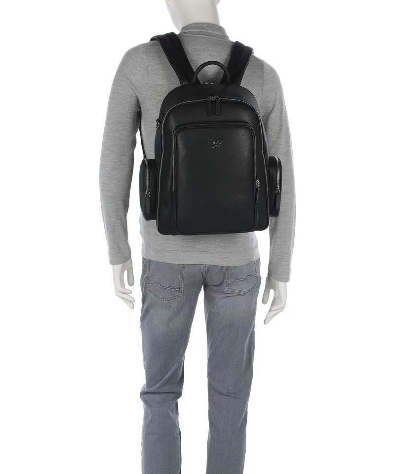 Emporio Armani Business Regenerated Sac à dos black beauty