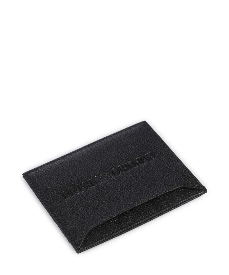 Emporio Armani Milano Étui à cartes crédit black beauty