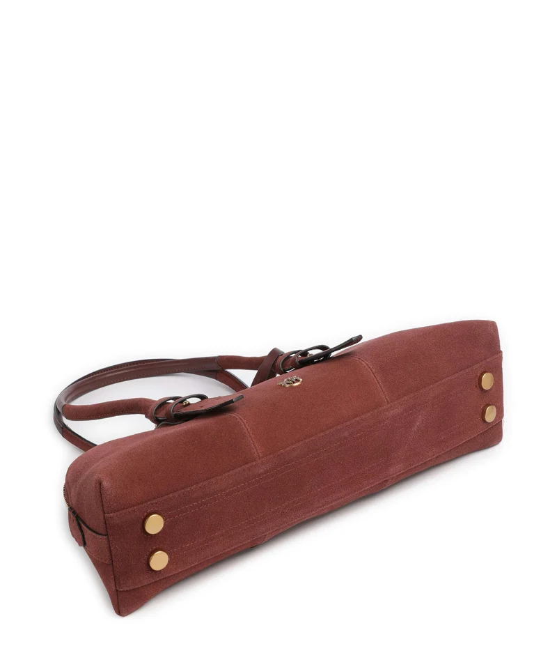 Pinko Bowling Horizontal Big Sac porté épaule burgundy wine/antique gold