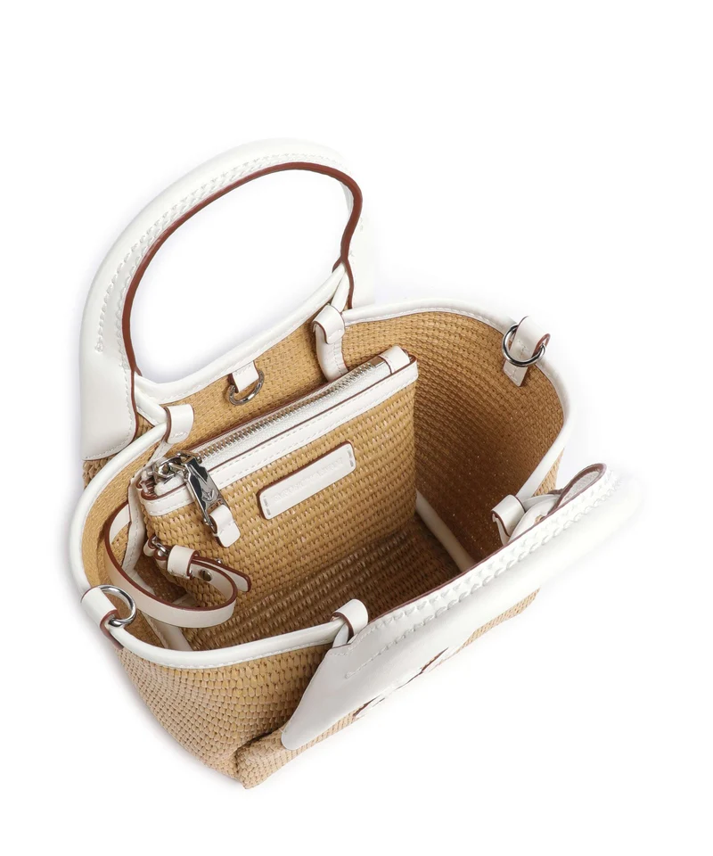 Emporio Armani Durini 24 S Sac bandoulière naturale/bianco