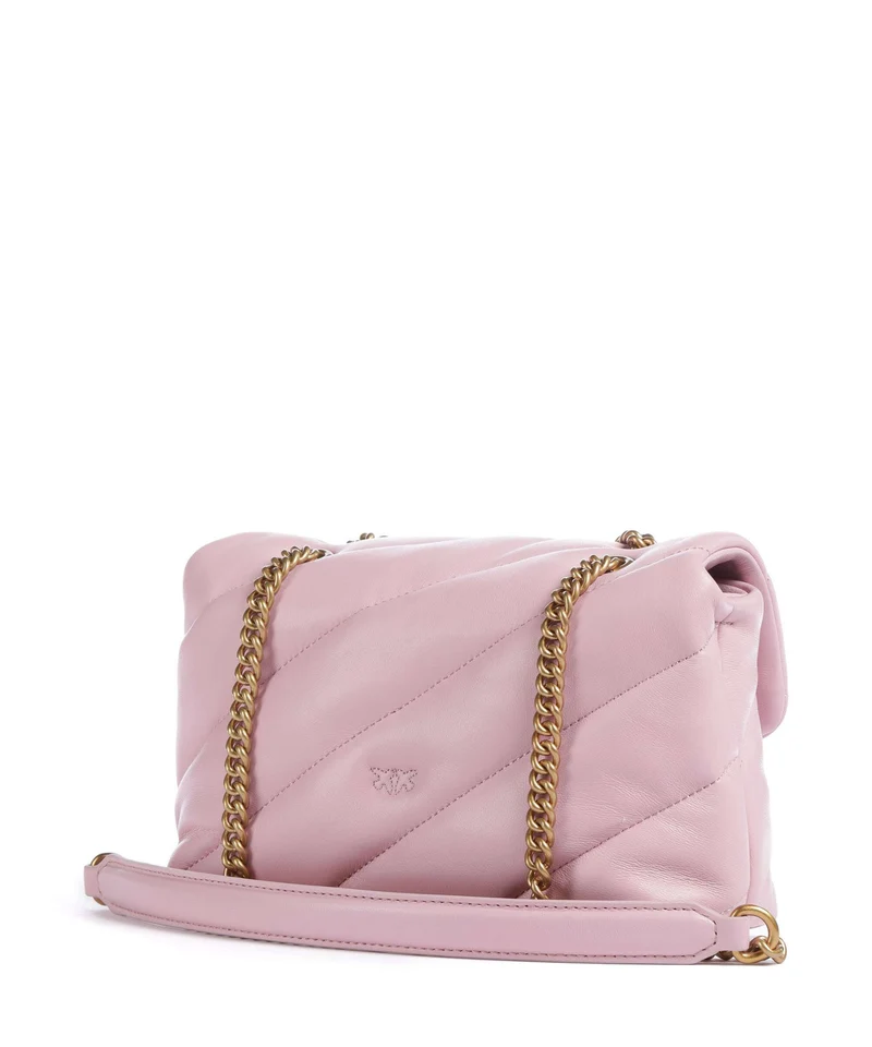 Pinko Love Puff Mini Sac porté épaule rosa chiaro/antique gold