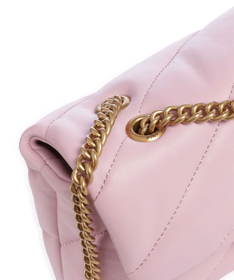 Pinko Love Puff Mini Sac porté épaule rosa chiaro/antique gold