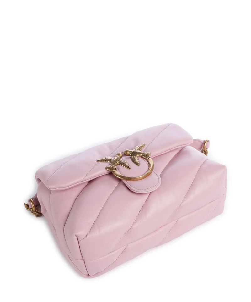 Pinko Love Puff Mini Sac porté épaule rosa chiaro/antique gold
