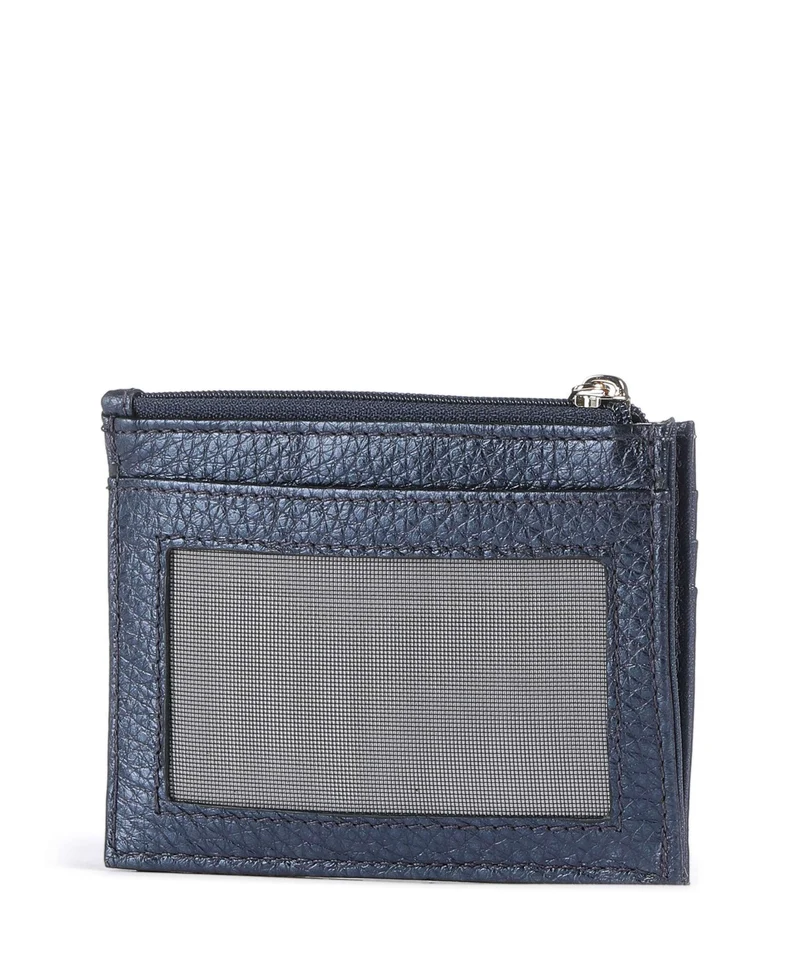 Mandarina Duck Mellow Metal Étui à cartes crédit blue indigo