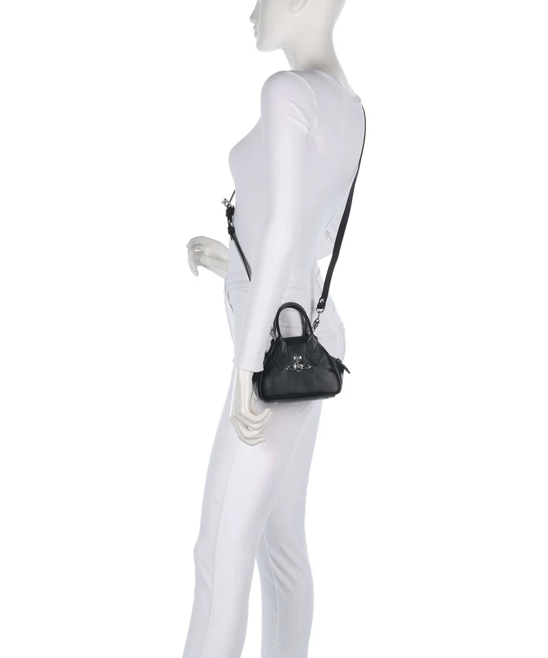 Vivienne Westwood Yasmine Grain Mini Sac bandoulière black