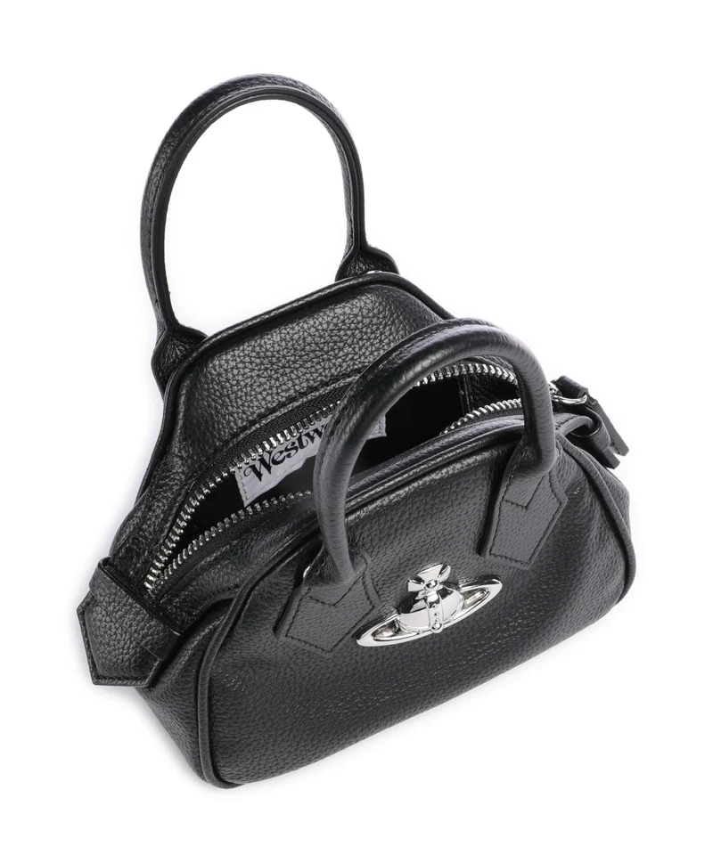 Vivienne Westwood Yasmine Grain Mini Sac bandoulière black