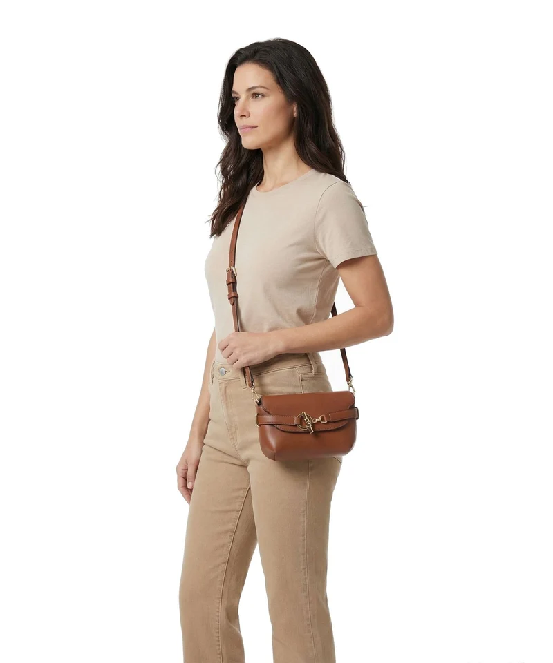 Lauren Ralph Lauren Blaike Small Sac bandoulière lauren tan
