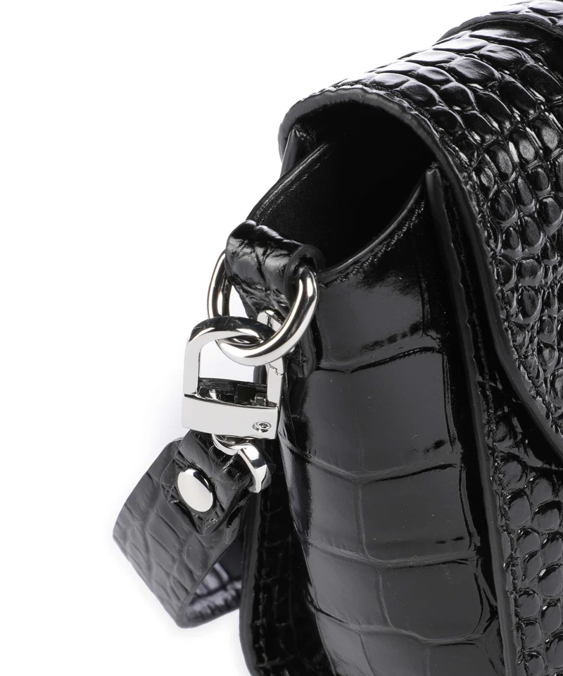 Vivienne Westwood Kimmy Embossed Croc Sac bandoulière black