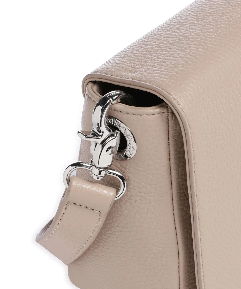 Mandarina Duck Mellow Leather Sac porté épaule warm taupe