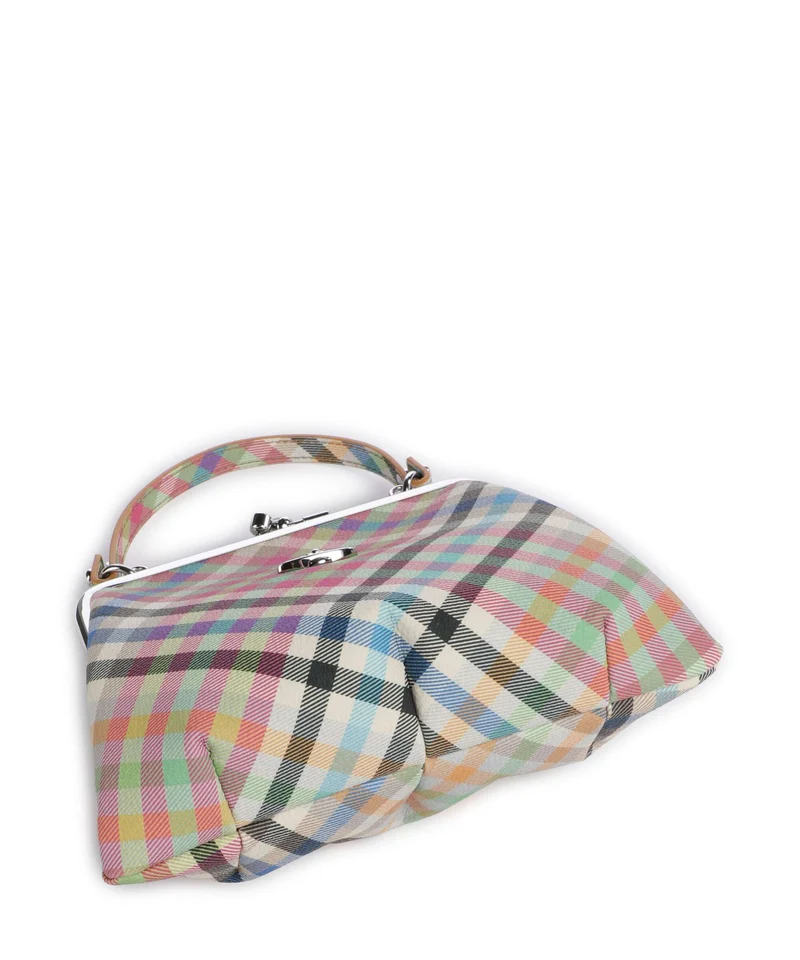 Vivienne Westwood Granny Frame Buccia D'Arancia Sac à main heather plaid