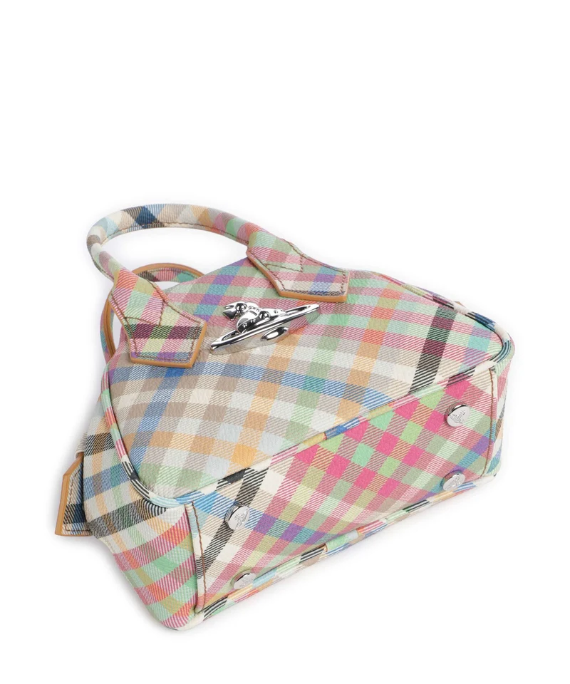 Vivienne Westwood Yasmine Buccia D'Arancia Mini Sac bandoulière heather plaid
