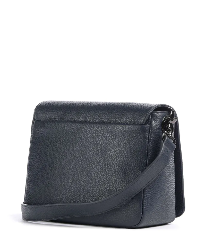 Mandarina Duck Mellow Leather Sac porté épaule dress blue