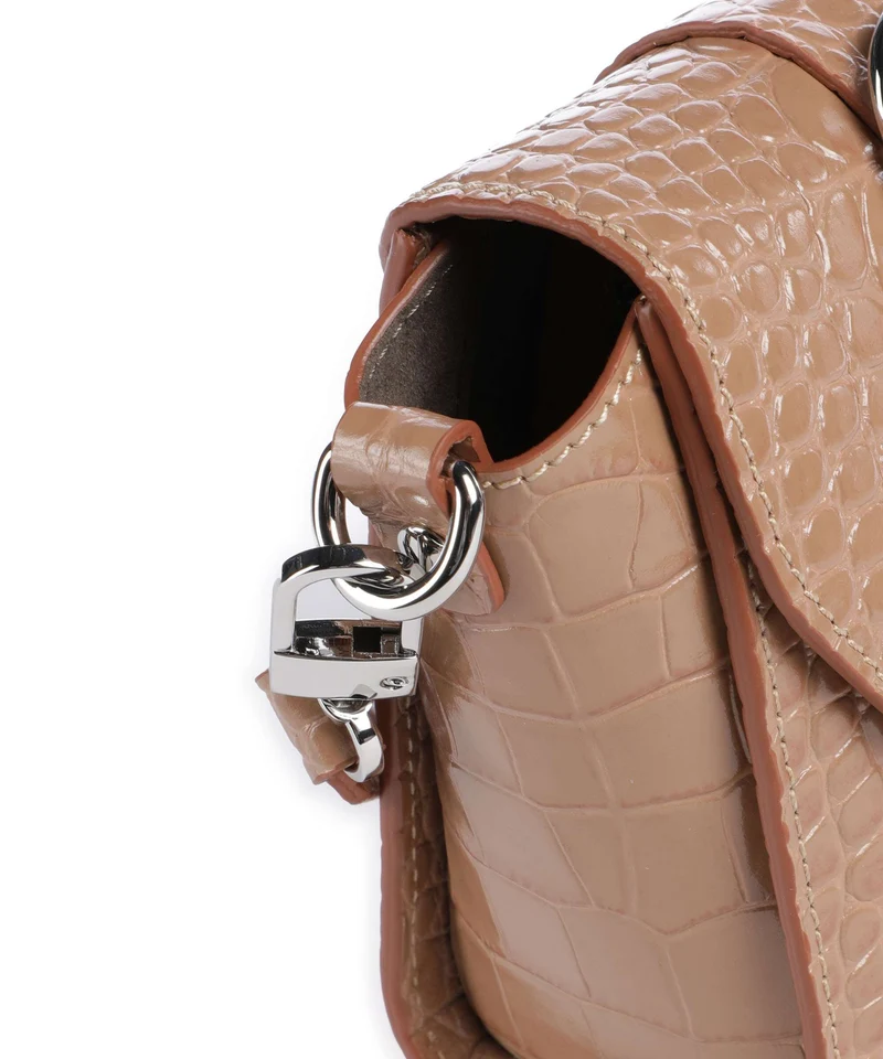 Vivienne Westwood Kimmy Embossed Croc Sac bandoulière dusty pink