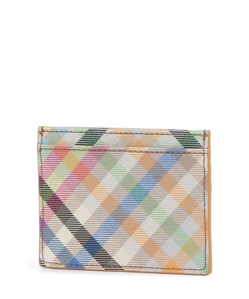 Vivienne Westwood Buccia D'Arancia Étui à cartes crédit heather plaid