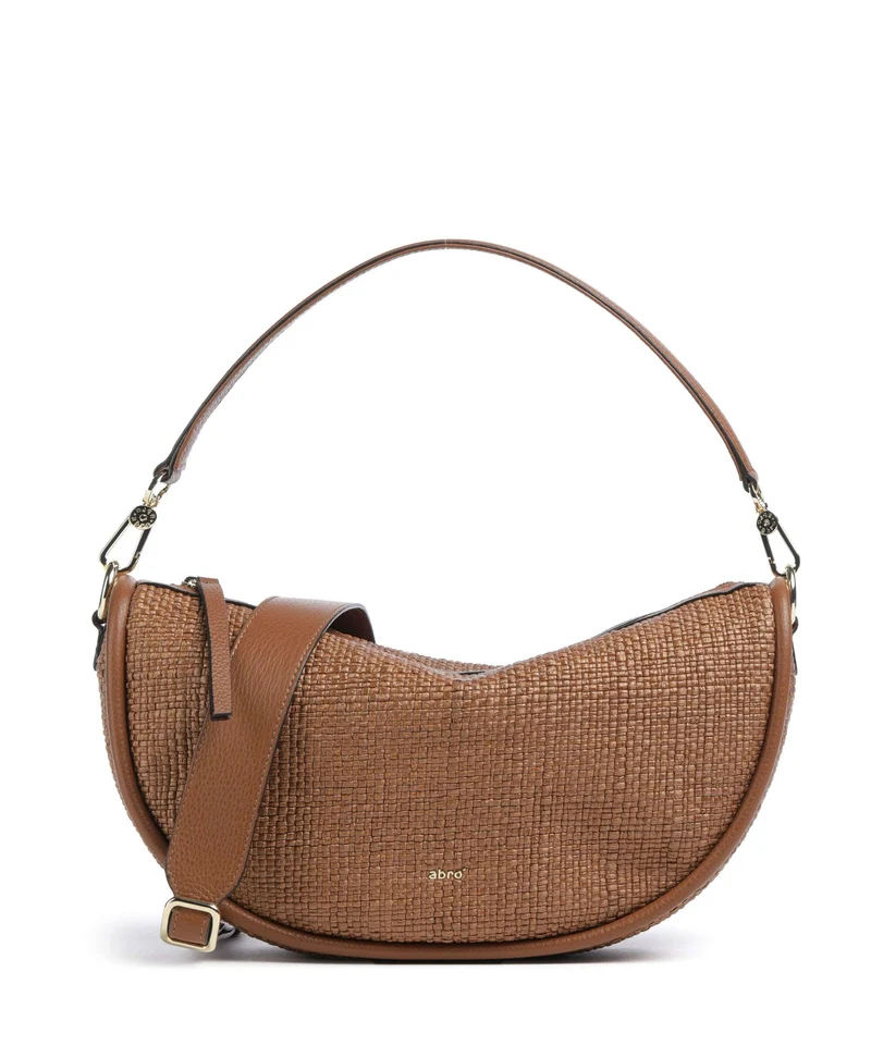 Abro Raffia Intreccio Willow Sac fourre-tout caramel/cognac