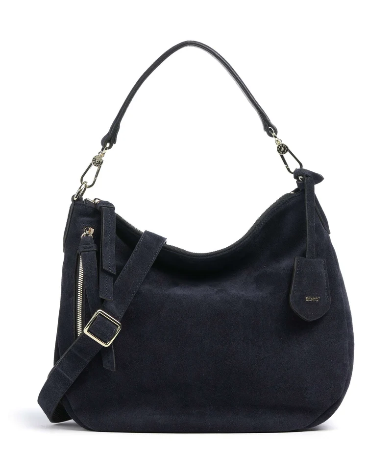 Abro Suede Juna Small Sac fourre-tout navy