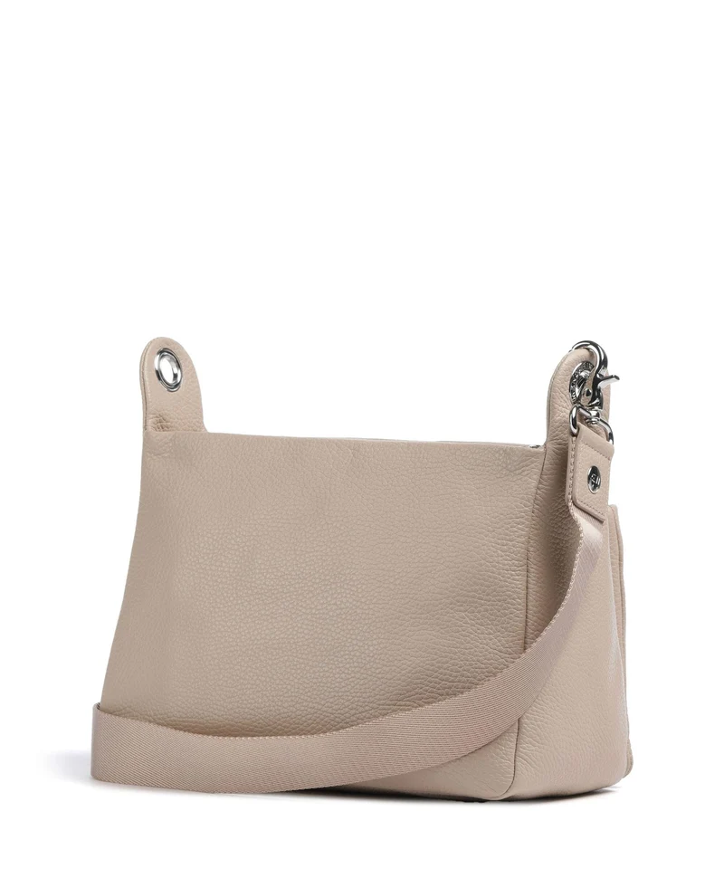 Mandarina Duck Mellow Leather Sac porté épaule warm taupe