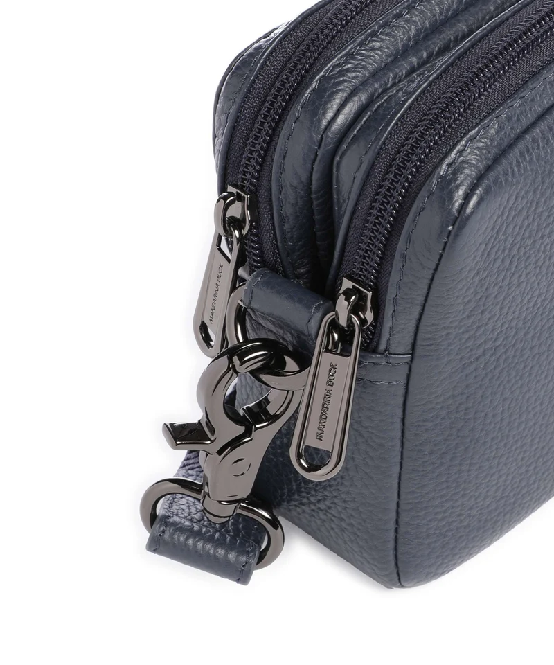 Mandarina Duck Mellow Leather Sac bandoulière dress blue