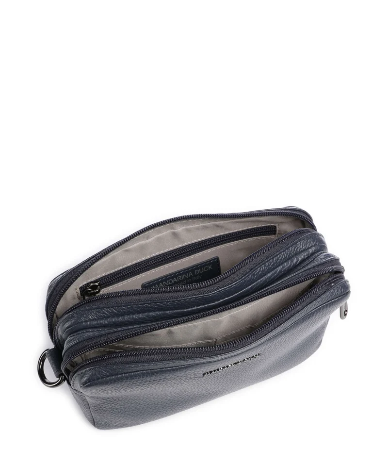 Mandarina Duck Mellow Leather Sac bandoulière dress blue