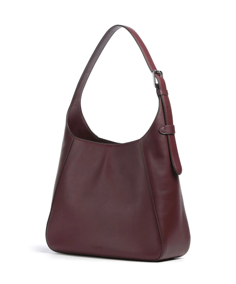 Lauren Ralph Lauren Tanner Large Sac porté épaule dark garnet