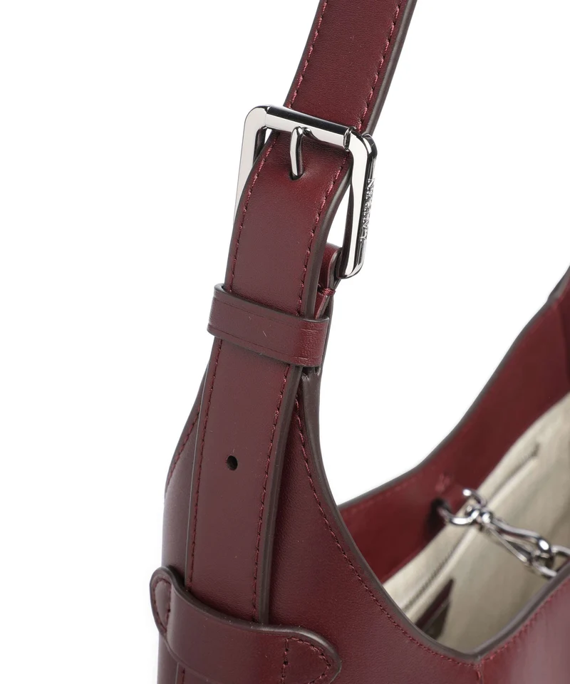 Lauren Ralph Lauren Tanner Large Sac porté épaule dark garnet