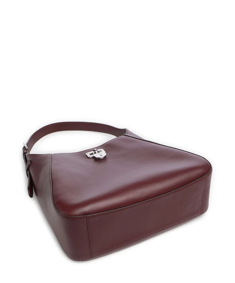 Lauren Ralph Lauren Tanner Large Sac porté épaule dark garnet