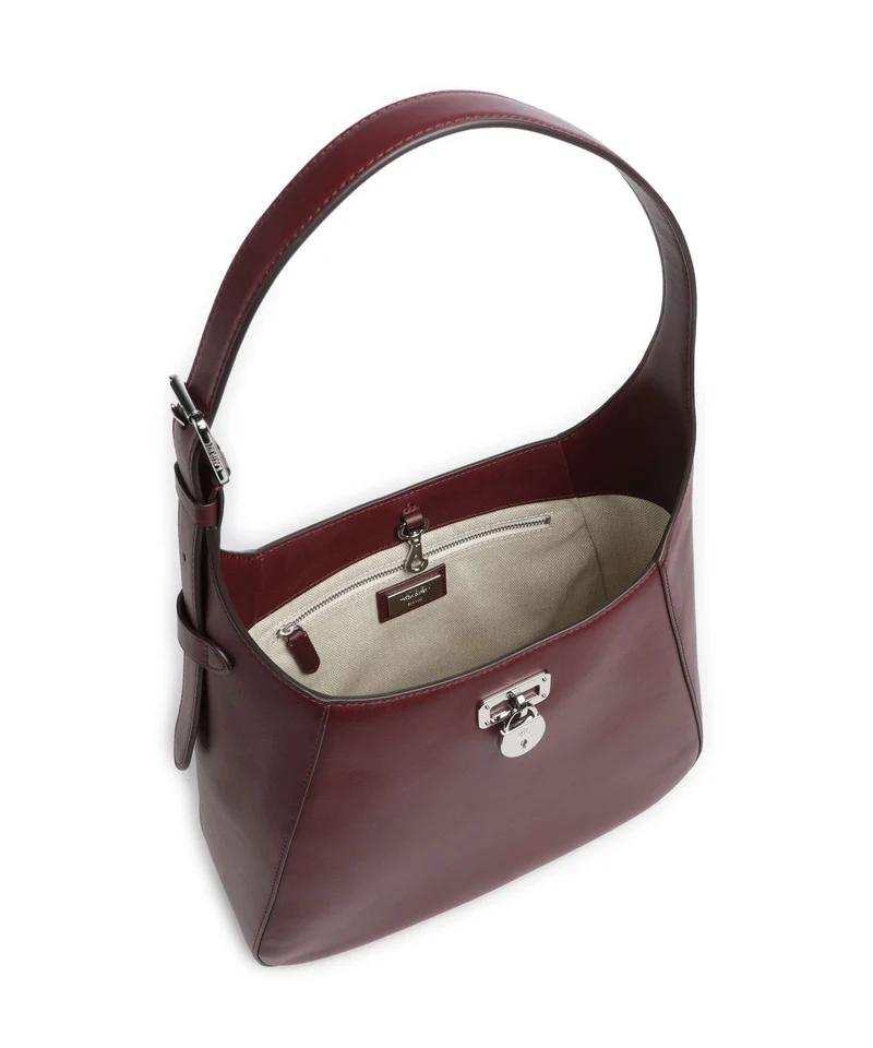 Lauren Ralph Lauren Tanner Large Sac porté épaule dark garnet