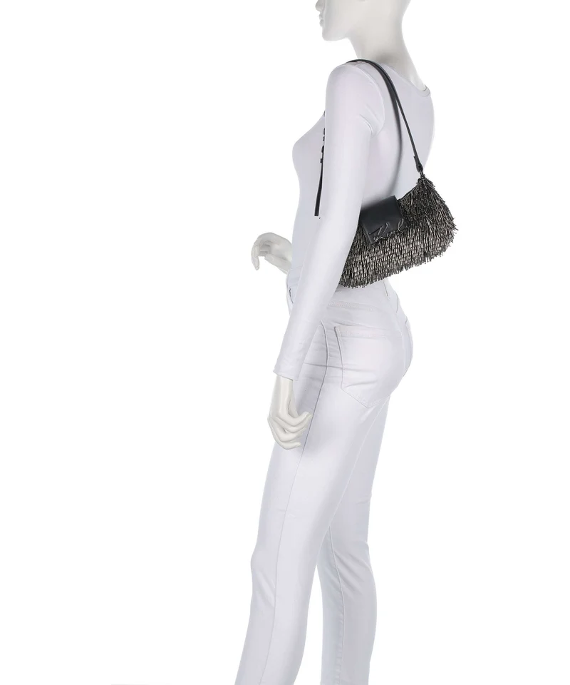 Karl Lagerfeld K/Signature Sac porté épaule black embellishment
