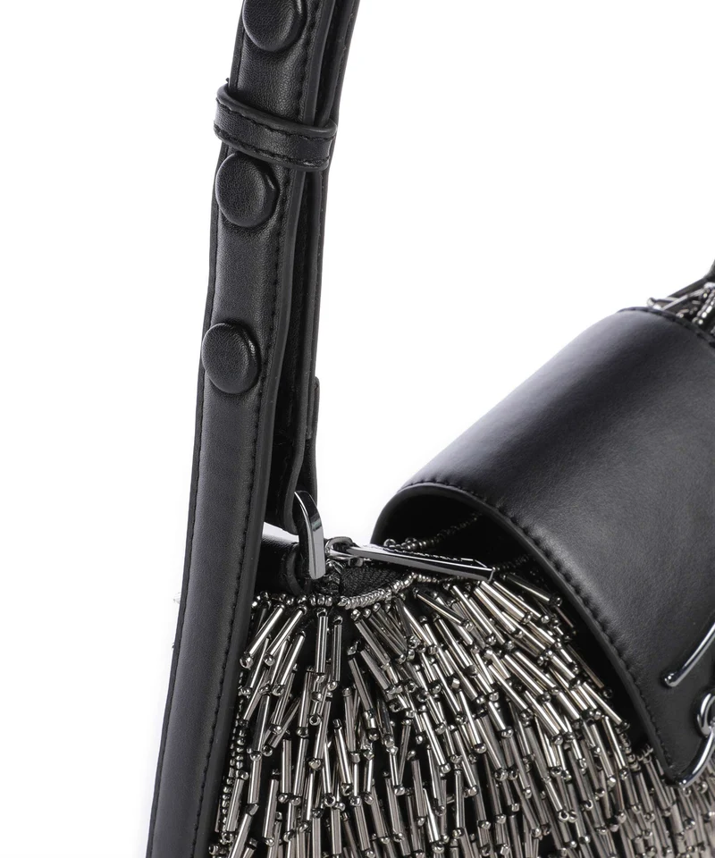 Karl Lagerfeld K/Signature Sac porté épaule black embellishment