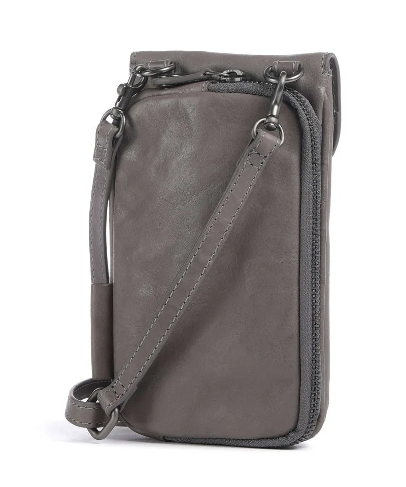 Aunts & Uncles Grandma's Luxury Club Mrs. Lemon Twist Pochette telephone oyster grey