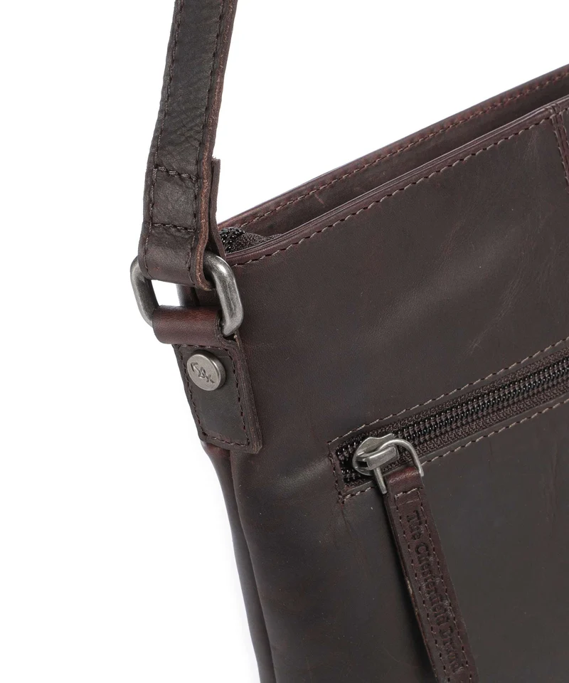 The Chesterfield Brand Wax Pull Up Cow Navene Sac bandoulière brown