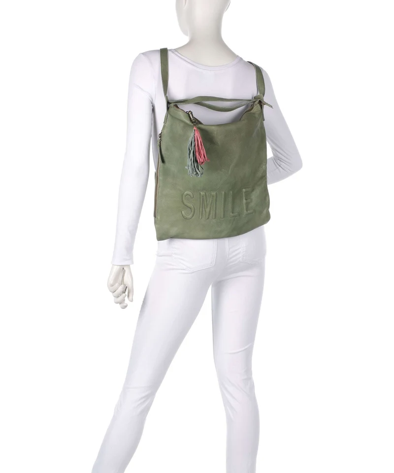 Taschendieb Wien Paoliweg 3 Sac à main porté dos green leaf