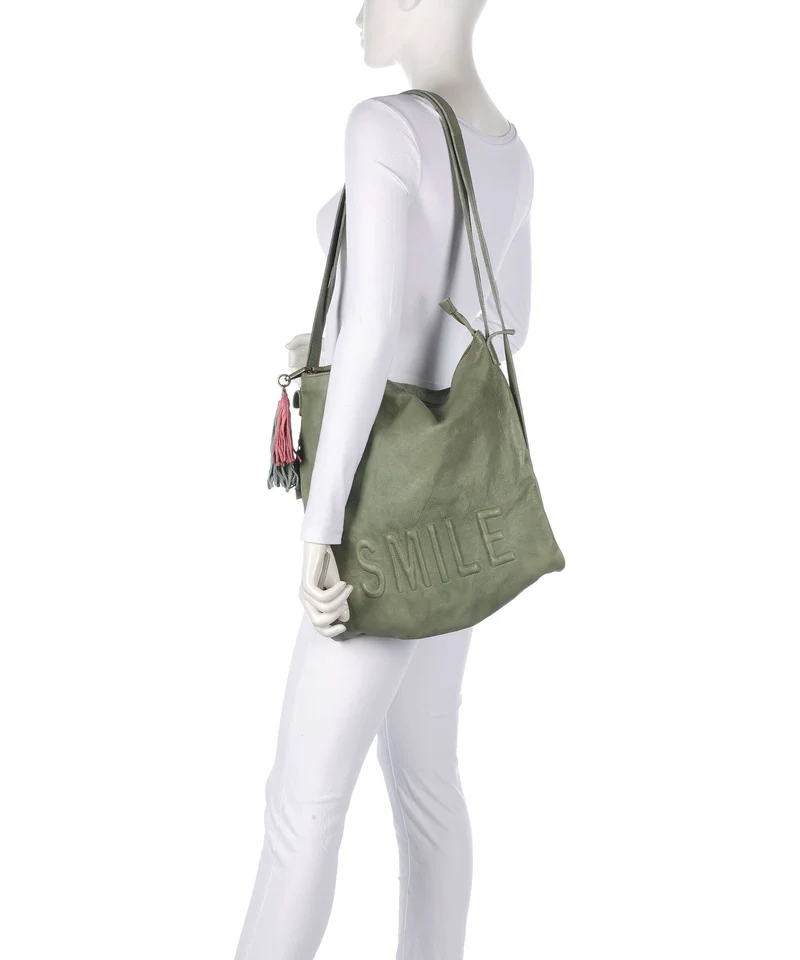 Taschendieb Wien Paoliweg 3 Sac à main porté dos green leaf