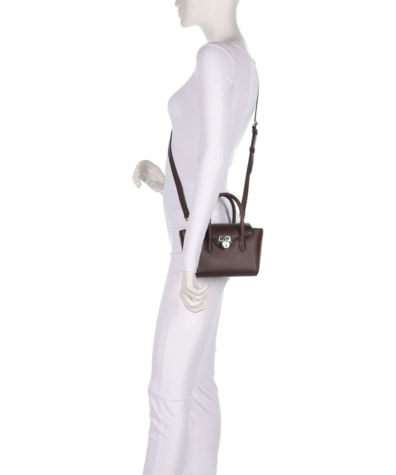 Lauren Ralph Lauren Tanner Small Sac bandoulière dark hickory