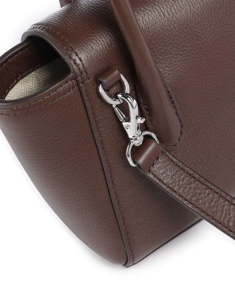 Lauren Ralph Lauren Tanner Small Sac bandoulière dark hickory