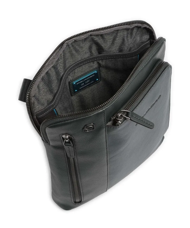 Piquadro Black Square Sac bandoulière verde bosco/verde oliva