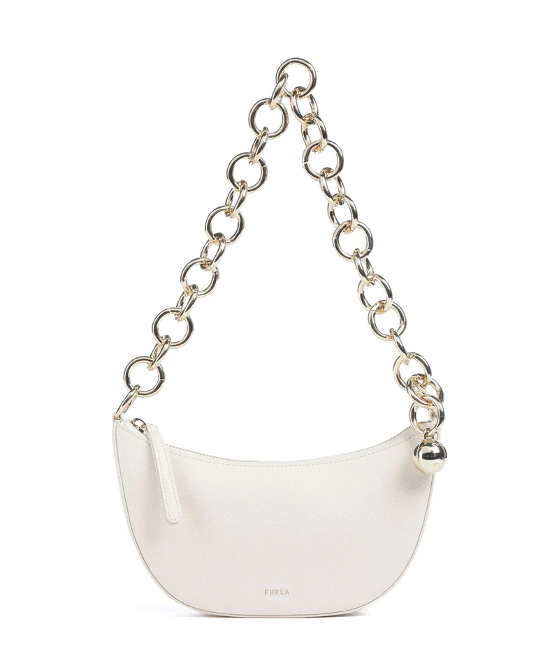 Furla Sfera Mini Sac porté épaule panna