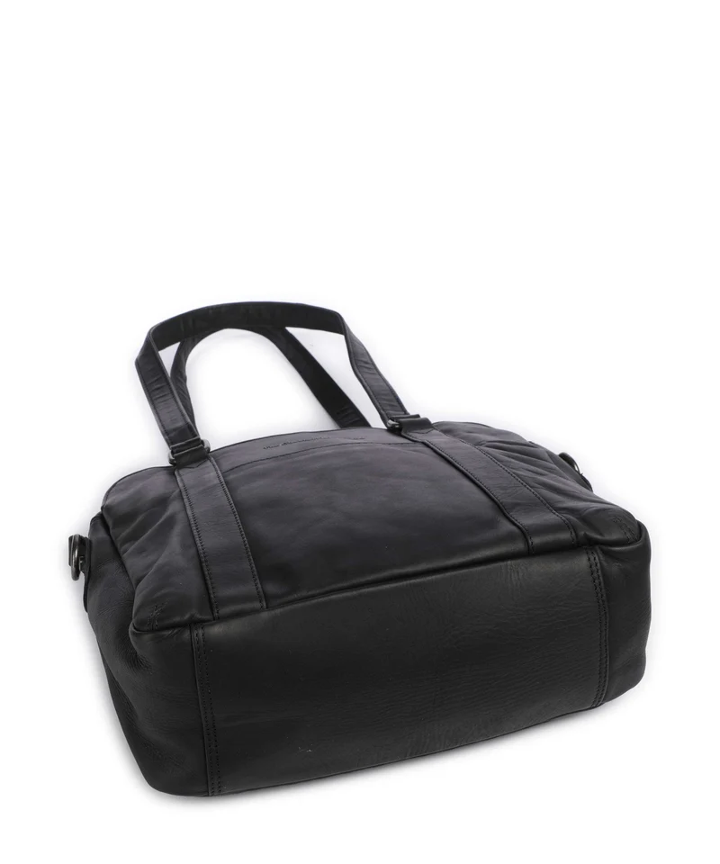 The Chesterfield Brand Wax Pull Up Cow Porlezza Sac porté épaule black