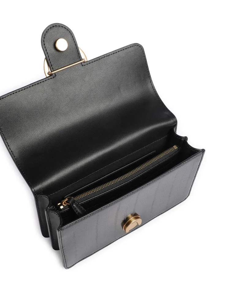 Pinko Love One Mini Sac porté épaule nero/antique gold