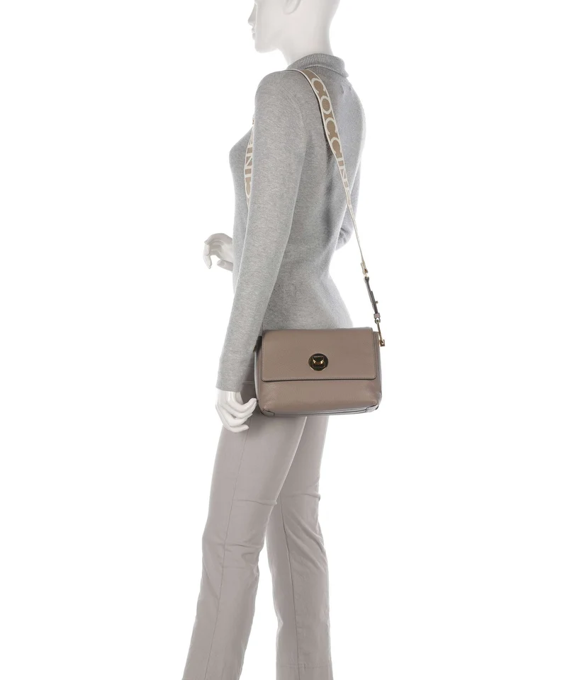 Coccinelle Liya Signature Sac bandoulière warm taupe