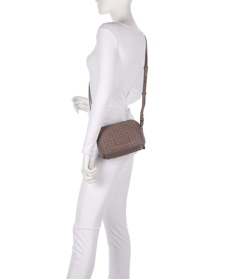 Les Visionnaires Lynn Weave Silky Sac bandoulière taupe brown