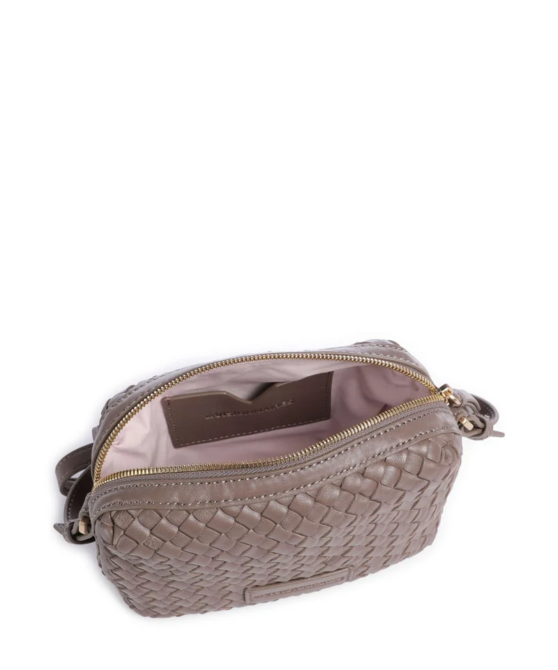 Les Visionnaires Lynn Weave Silky Sac bandoulière taupe brown