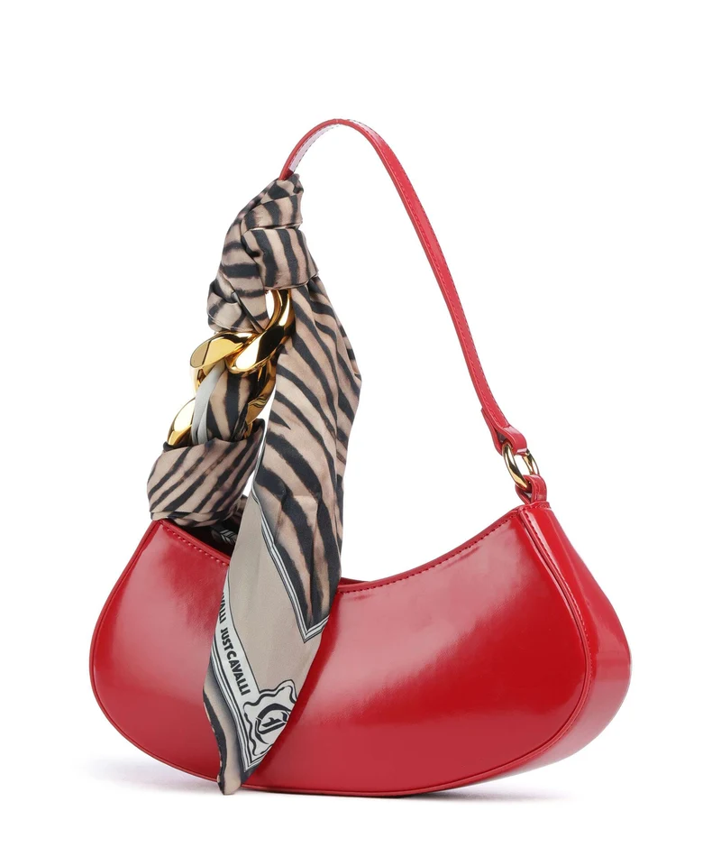 Just Cavalli Chain Foulard Sac porté épaule barbados cherry