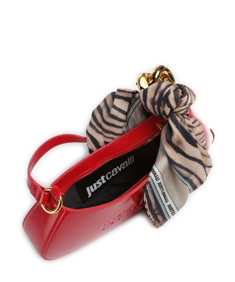Just Cavalli Chain Foulard Sac porté épaule barbados cherry