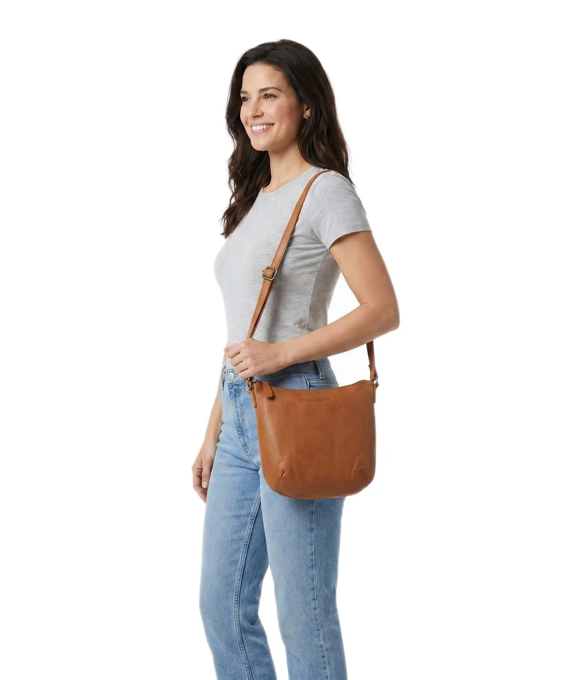 The Chesterfield Brand Wax Pull Up Cow Redding Sac bandoulière cognac