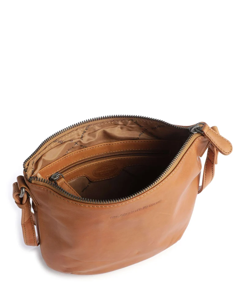 The Chesterfield Brand Wax Pull Up Cow Redding Sac bandoulière cognac