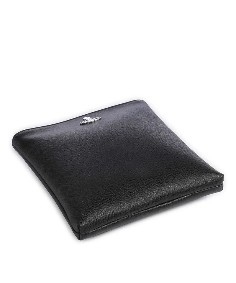 Vivienne Westwood Squire Square Saffiano Sac bandoulière black