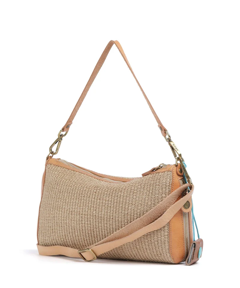 Gabs Oceania Pepita Sac porté épaule beige/oro/naturale