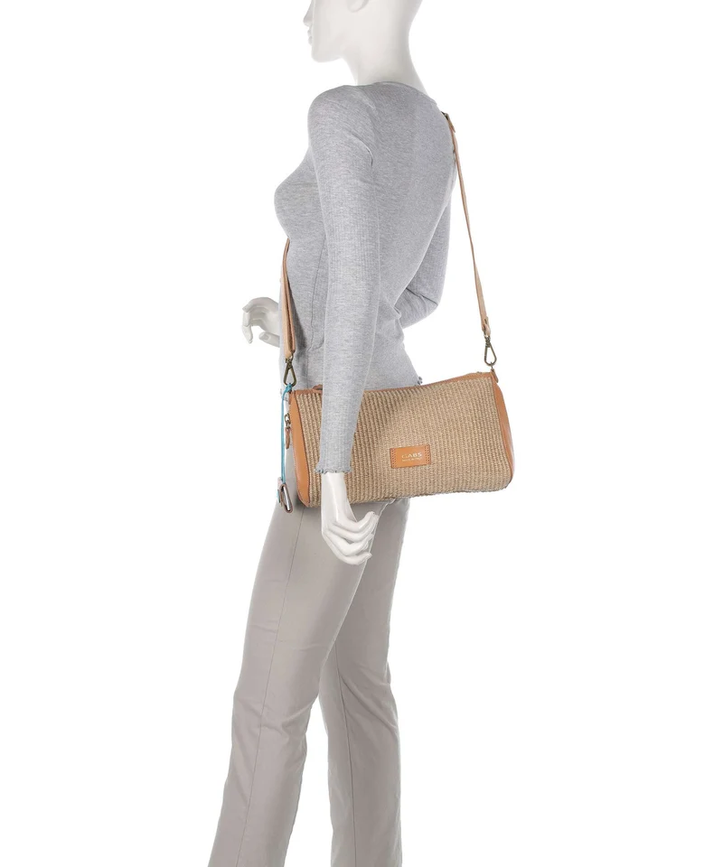 Gabs Oceania Pepita Sac porté épaule beige/oro/naturale